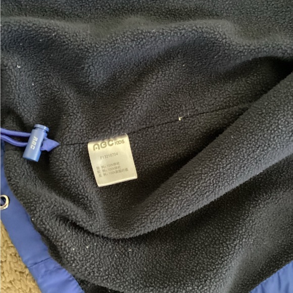 ABC kids Blue and Yellow Jacket‎ padded front jipper with a hood. - Picture 9 of 16
